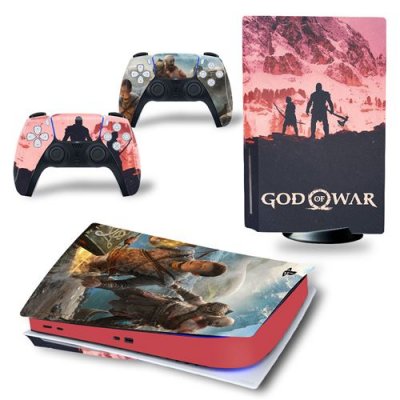  Sticker pour Sony&nbsp;Console&nbsp;PS5, God of War-1263 