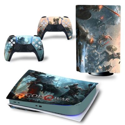  Sticker pour Sony&nbsp;Console&nbsp;PS5, God of War-1272 