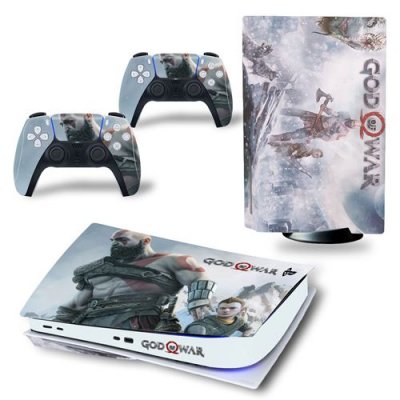  Sticker pour Sony&nbsp;Console&nbsp;PS5, God of War-1273 