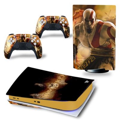  Sticker pour Sony&nbsp;Console&nbsp;PS5, God of War-1282 