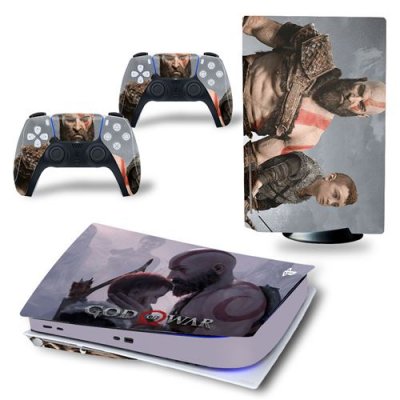  Sticker pour Sony&nbsp;Console&nbsp;PS5, God of War-1295 