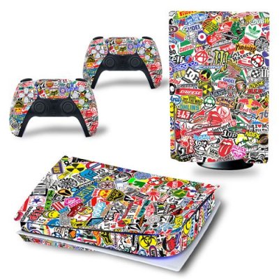  Sticker pour Sony&nbsp;Console&nbsp;PS5, Graffiti-150 