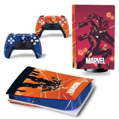  Sticker pour Sony&nbsp;Console&nbsp;PS5, Marvel-1587 