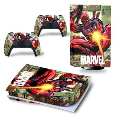  Sticker pour Sony&nbsp;Console&nbsp;PS5, Marvel-1590 