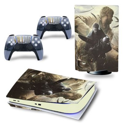 Sticker pour Sony&nbsp;Console&nbsp;PS5, Resident Evil Village-1049 
