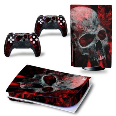  Sticker pour Sony&nbsp;Console&nbsp;PS5, squelette-33 