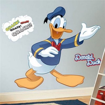 JEMINI Stickers G&eacute;ant Repositionnable Donald 94 x 101 cm