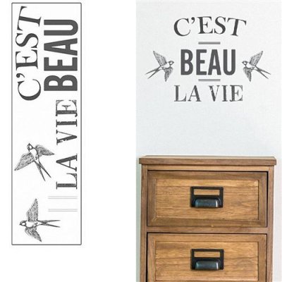 GENERIQUE Stickers Muraux - C'est beau la vie