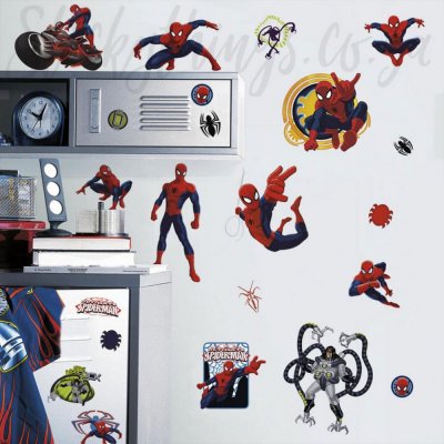 THEDECOFACTORY Stickers Repositionnables, Spiderman Marvel