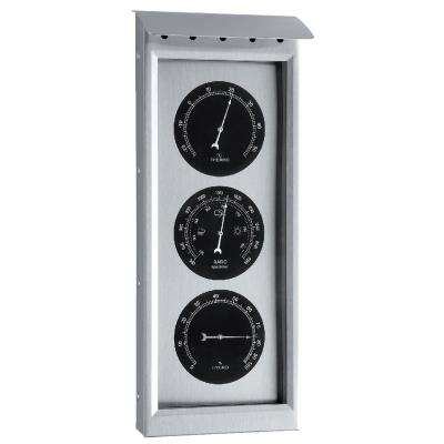 BD Stil - Station m&eacute;t&eacute;o m&eacute;canique en inox - Gris