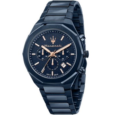 MASERATI Stile Montre Homme, Chronographe, Analogique - 45 mm