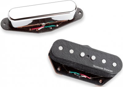 SEYMOUR DUNCAN STK-TS - Vintage stack Tele Kit Noir - Micro guitare style T&eacute;l&eacute;caster