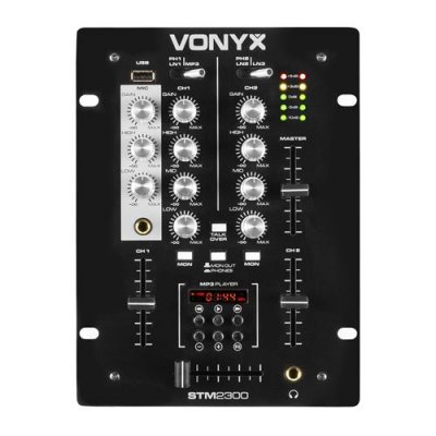 SKYTEC STM-2300 Table de mixage 2 pistes USB MP3 EQ