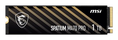 MSI Stockage interne -  - SPATIUM M470 M.2 2280 PCIe 4.0 NVMe - 1 To