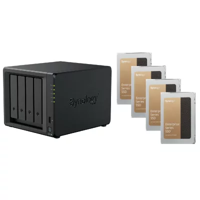 SYNOLOGY Stockage r&eacute;seau -  - Bundle DS425+ avec 4x SSD SAT5221 1.92To