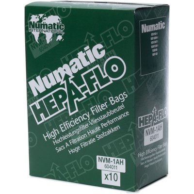 NUMATIC Stofzak hepa-flo 6 liter compact 10pieces nvm1ah - 604011 - 