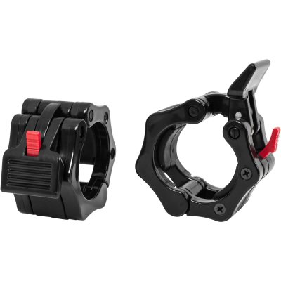 GORILLA SPORTS Stop disques - Fermeture rapide pour barres d&rsquo;halt&egrave;res Olympiques 50mm