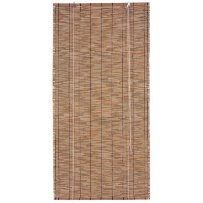 Store en baguettes de roseau avec enrouleur Caf&eacute; 90 x 180 cm - Caf&eacute;