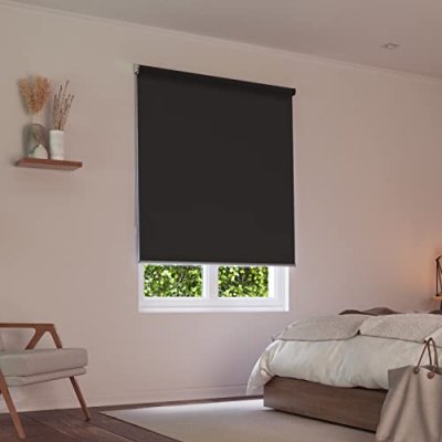 Store Enrouleur Occultant Uni - Anthracite - 90 x 250 cm