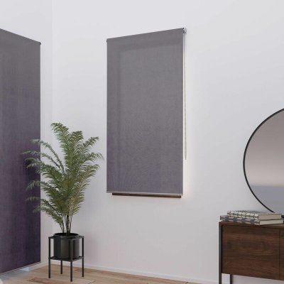 Store enrouleur tamisant ""teintes de gris"" 80 x 190 cm
