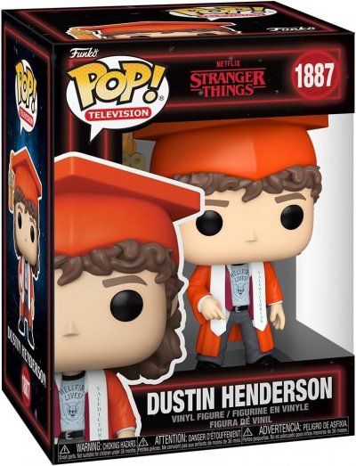 FUNKO Stranger Things - Figurine POP! Dustin Henderson 9 cm