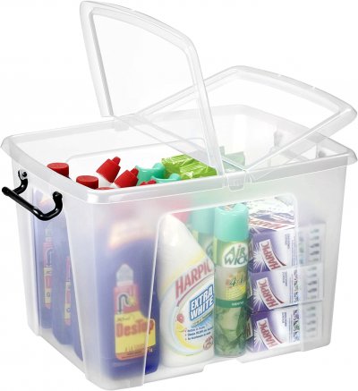 CEP Strata by  Bo&icirc;te de Rangement 40 L - Sachet HW674 Cristal