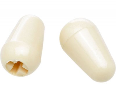 FENDER Stratocaster Switch Tips Aged White (2)