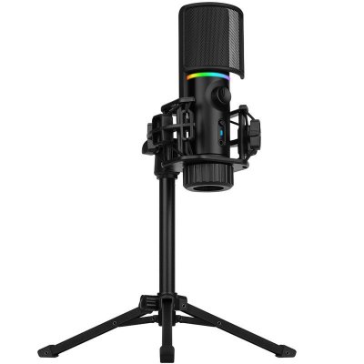 STREAMPLIFY  Mic Rgb Mikrofon, Usb-a, Schwarz - Inkl. Dreifu&szlig;