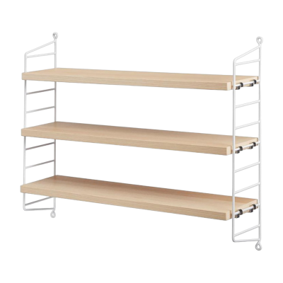 String Furniture &Eacute;tag&egrave;re Pocket - Fr&ecirc;ne - blanc