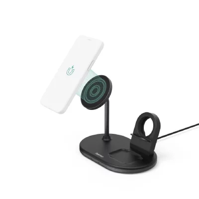 HAMA Sttion ch. Ss fil 3 en 1 ""magcharge multi"", pr iphone, airpods, watch