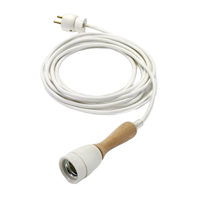 SERAX STUDIO SIMPLE-Lampe &agrave; poser Baladeuse C&eacute;ramique & Bois L500cm