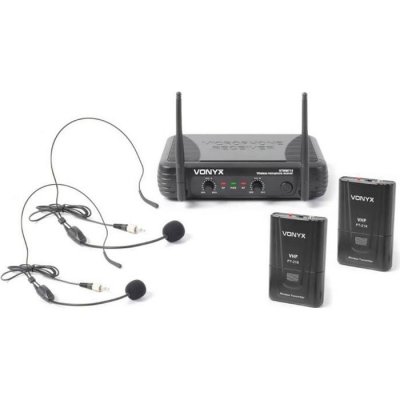 VONYX STWM712H set micro VHF sans fil 2 casques