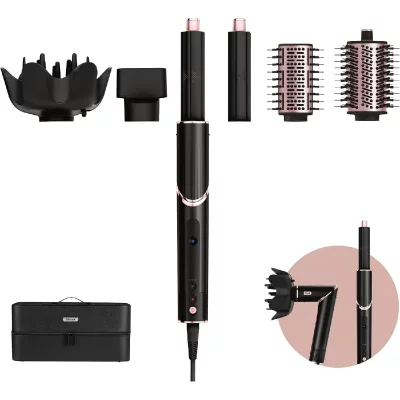 SHARK Styler & S&egrave;che-Cheveux 5-en-1  FlexStyle - Noir/Or rose [HD440EU]