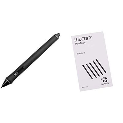 WACOM Stylet Grip Pen pour Intuos Pro, Intuos 4/5, Cintiq et Cintiq Companion 1/2