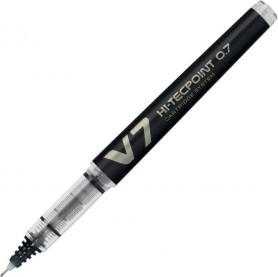 Styllo roller rechargeable V7 07 noir