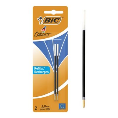 BIC Stylo &agrave; bille  Shine 4 Couleurs Bleu