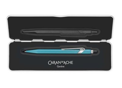 CARAN D ACHE Stylo &agrave; bille Caran d'Ache 849 Colormat-X Turquoise