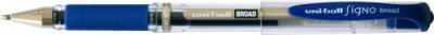 UNI BALL Stylo &agrave; bille encre gel Uniball Signo Broad - bleu