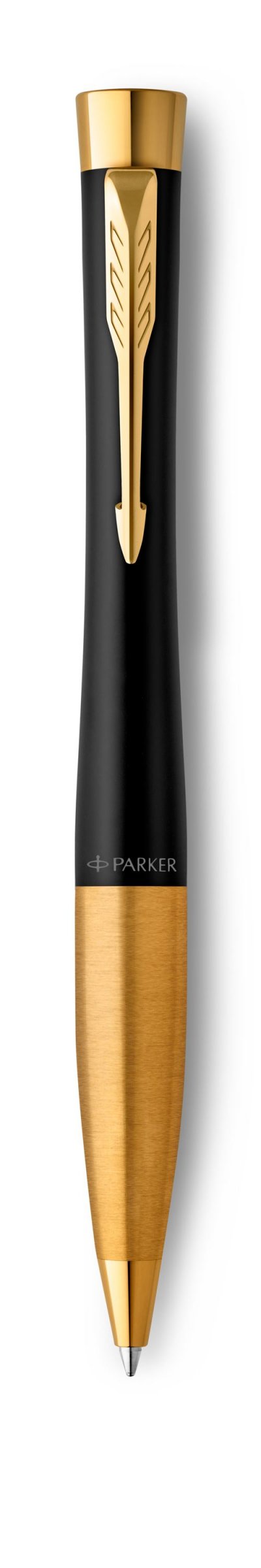 PARKER Stylo &agrave; bille  Urban Finitions Dor&eacute;es Noir