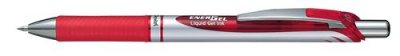 PENTEL Stylo &agrave; bille  Energel BL37 - r&eacute;tractable - 0,7 mm - Rouge
