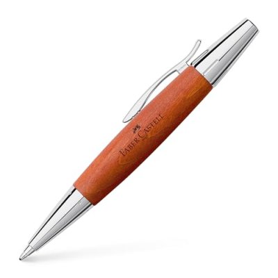 FABER CASTELL Stylo &Agrave; Bille Rotatif E-motion Poirier Marron