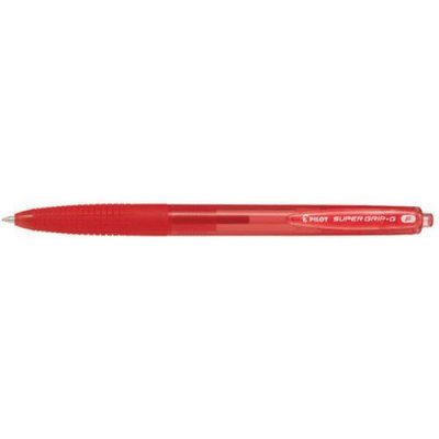 PILOT Stylo &agrave; bille Supergrip G - rouge - pointe 0,7 mm - 
