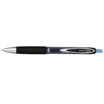 UNI BALL Stylo &agrave; bille Uniball encre gel RT207 - pointe fine - bleu