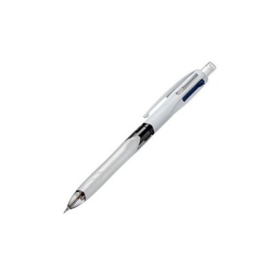 BIC Stylo bille 4 couleurs Multifonction - noir/bleu/rouge + mine graphite - gomme int&eacute;gr&eacute;e
