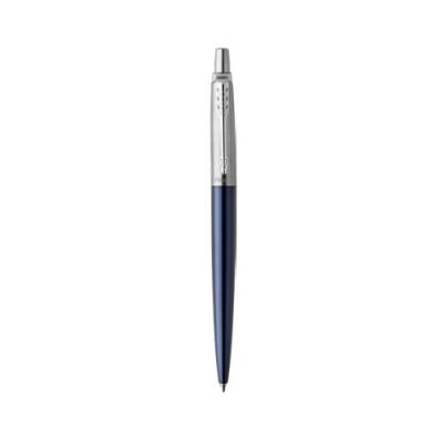PARKER Stylo bille Jotter  - pointe moyenne - bleu et chrome