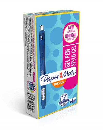 PAPERMATE Stylo bille  Inkjoy - 0,7 mm - encre gel - bleu