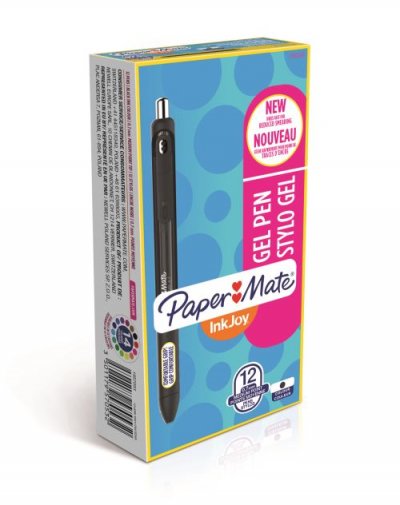 PAPERMATE Stylo bille  Inkjoy - 0,7 mm - encre gel - noir