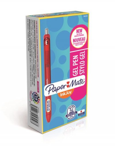 PAPERMATE Stylo bille  Inkjoy - 0,7 mm - encre gel - rouge