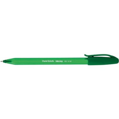 PAPERMATE Stylo bille  INKJOY 100 - pointe moyenne - encre ULV verte
