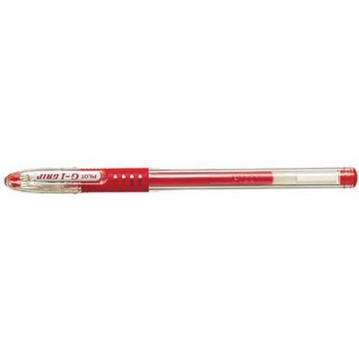 PILOT Stylo bille  G1-Grip - &eacute;criture 0.5 mm - diam&egrave;tre 0.7 mm - rouge